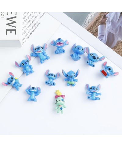 12 Styles Stitch Cake Topper Figurines Ohana Means Family Party Supplies Birthday Cartoon Figure Toys Decoration $22.67 Kids'...