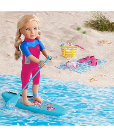 Summer Surf Set for 18 Inch Dolls Includes Surfboard and Wet Suit $44.57 Doll Playsets