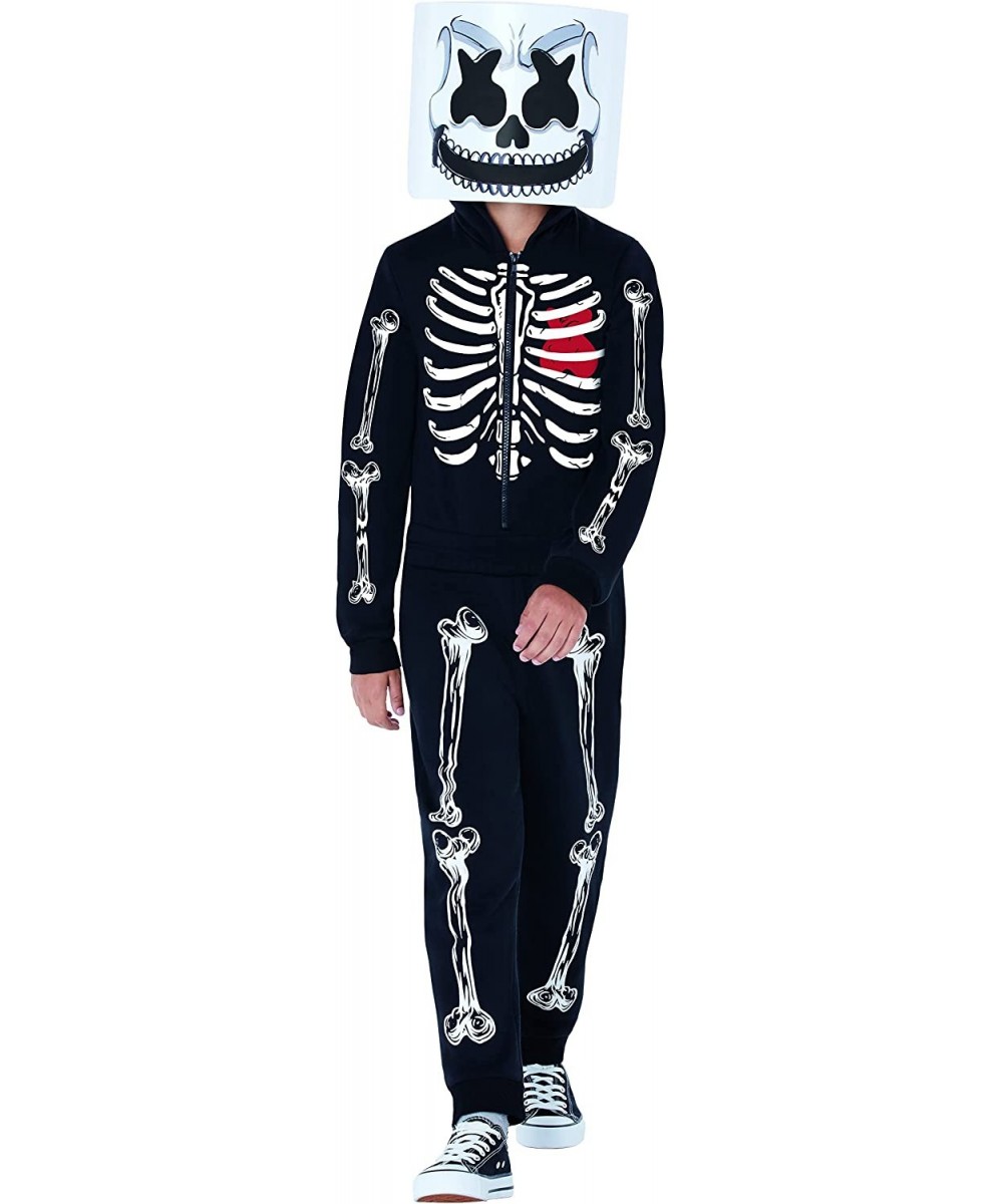 Kids Skeleton Marshmello Costume $96.44 Kids' Costumes