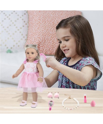 18 Inch Doll Clothes and Accessories Makeup Toy Set -Designed for American 18 Inch Doll Clothes with Dress Up Accessories Pla...