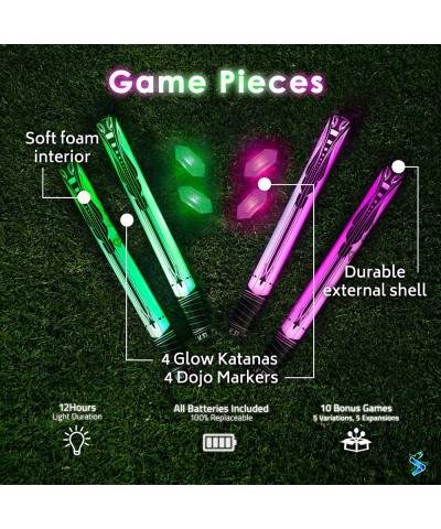 Ninja Toys Meet Samurai Swords in Glow Battle | Summer Toys for Kids Ages 8-12 2-4 Players | A Glow-in-The-Dark Outdoor Game ...