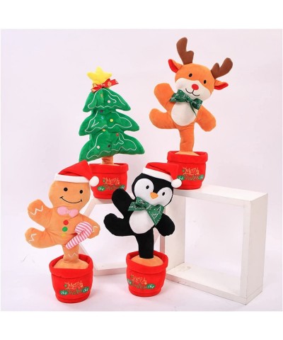 Dancing Christmas Tree Penguin Elk Toys Talk Dance Record Sing Repeat Electric Plush Toys for Home Decor (Christmas Tree) $38...