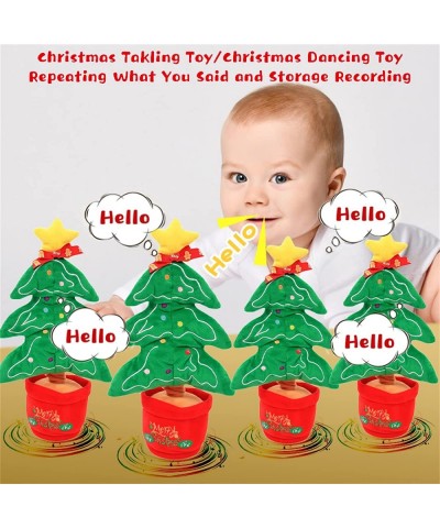 Dancing Christmas Tree Penguin Elk Toys Talk Dance Record Sing Repeat Electric Plush Toys for Home Decor (Christmas Tree) $38...