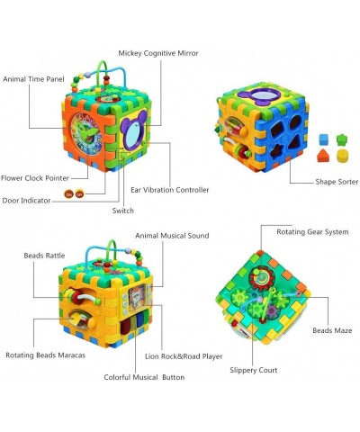 Baby Activity Cube for Toddlers 6 in 1 Multipurpose Activity Play Center Educational Toy for 1 2 3 Years Old Boys and Girls $...