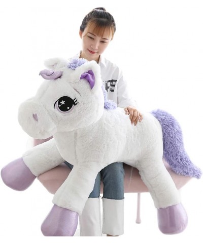 Giant Unicorn Stuffed Animal Toys Soft Large Unicorns Plush Pillow Cushion for Birthday Valentines Bedroom (White 43") $81.37...