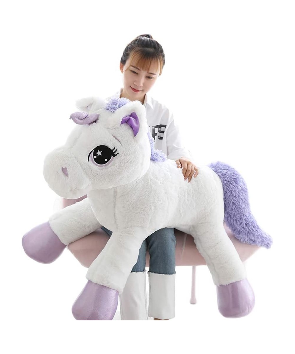 Giant Unicorn Stuffed Animal Toys Soft Large Unicorns Plush Pillow Cushion for Birthday Valentines Bedroom (White 43") $81.37...