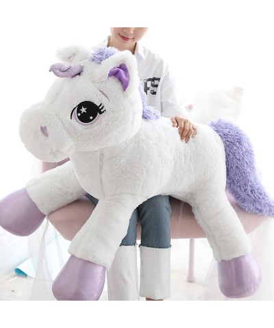 Giant Unicorn Stuffed Animal Toys Soft Large Unicorns Plush Pillow Cushion for Birthday Valentines Bedroom (White 43") $81.37...