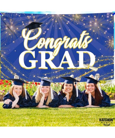 XtraLarge Congrats Grad Banner 2023-72x44 Inch | Graduation Banner for Class of 2023 Decorations | Congratulations Banner Blu...