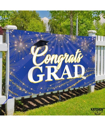 XtraLarge Congrats Grad Banner 2023-72x44 Inch | Graduation Banner for Class of 2023 Decorations | Congratulations Banner Blu...