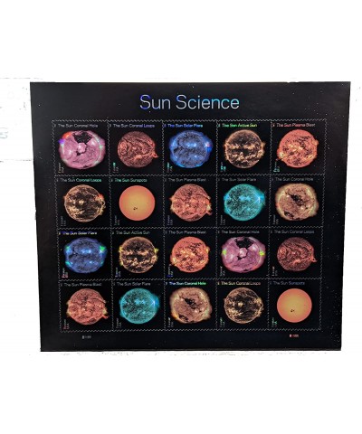 Sun Science Forever Postage Stamps Sheet of 20 US Postal First Class Birthday Anniversary Wedding Celebrate (20 Stamps) $34.6...