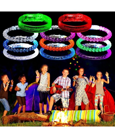 Halloween Glow Sticks Bracelets Glow in the Dark Party Supplies LED Bracelet Light Up Bracelet Flashing Neon Party Favors for...