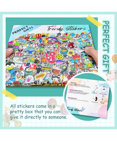 600 Pcs Cute Stickers for Kids Water Bottle Stickers Vinyl Aesthetic Stickers Waterproof Stickers for Laptop Skateboard Scrap...