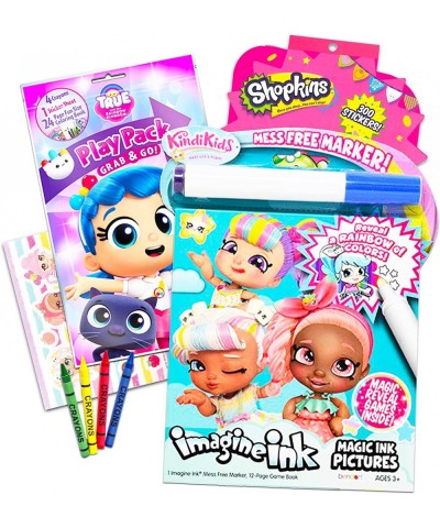 Kindi Kids Imagine Ink Party Supplies Bundle - Kindi Kids Coloring Book Set with Rainbow and The Rainbow Kingdom Coloring Boo...