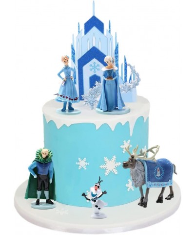 Frozen Cake Topper Figures Set Frozen Cake Decorations For Frozen Party Supplies $24.12 Kids' Party Decorations