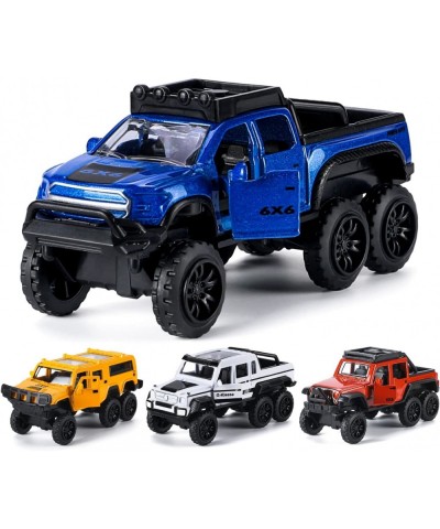 4 PCS Pull Back Off-Road Cars Die-cast Metal Toy Vehicles with Openable Doors for Kids Boys Girls $26.45 Toy Vehicle Playsets