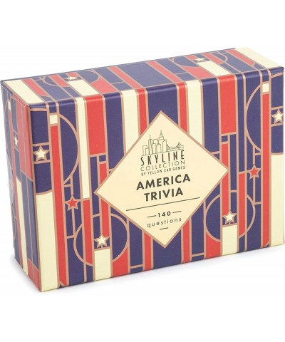 America Trivia 140 Question Cards - Game Night Entertainment for Families & Friends 2+ Players - Test Your Knowledge with Our...