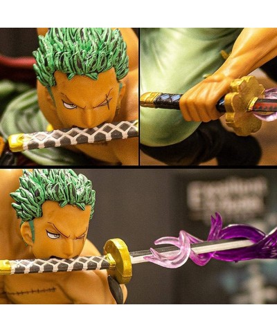 Roronoa Zoro Anime Action Figure Anime Figure Sauron Three Swords Style Statue Figure Realistic Character Model Ornaments $41...