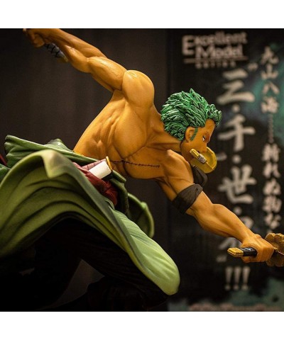 Roronoa Zoro Anime Action Figure Anime Figure Sauron Three Swords Style Statue Figure Realistic Character Model Ornaments $41...