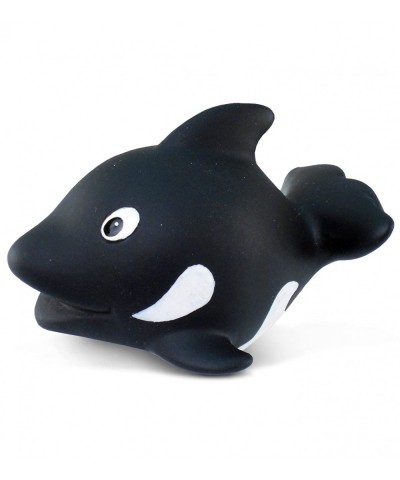 DolliBu Killer Whale Bath Buddy Squirter - Floating Orca Whale Rubber Bath Toy Fun Water Squirting Bathtime Play for Toddlers...