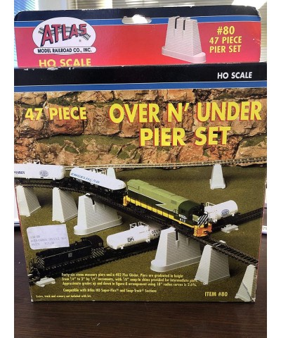 Pier Set (47Pc Set) HO Scale Atlas Trains $56.41 Toy Vehicle Playsets