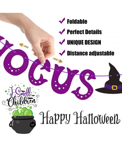 Hocus Pocus Banner Hocus Pocus Halloween Decorations Halloween Witches Banner for Hocus Pocus Birthday Party Decorations Hocu...