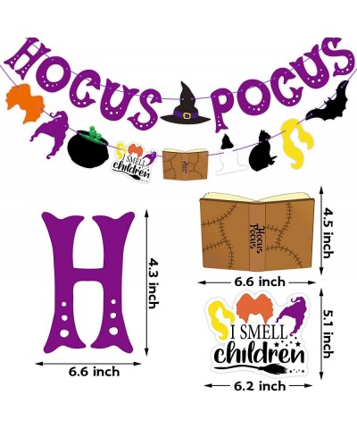 Hocus Pocus Banner Hocus Pocus Halloween Decorations Halloween Witches Banner for Hocus Pocus Birthday Party Decorations Hocu...