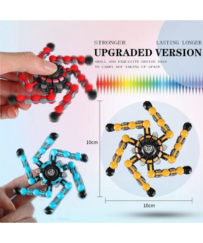 Cool New Fidget Spinners DIY Deformable Fidget Robot Spinner Sensory Fidget Toys Deformable Fingertip Gyro Spinning Top Toy S...