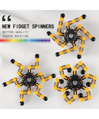 Cool New Fidget Spinners DIY Deformable Fidget Robot Spinner Sensory Fidget Toys Deformable Fingertip Gyro Spinning Top Toy S...