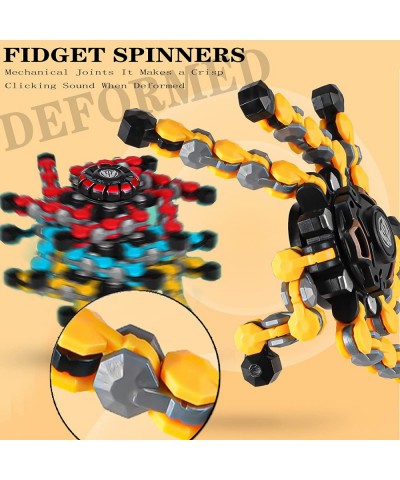 Cool New Fidget Spinners DIY Deformable Fidget Robot Spinner Sensory Fidget Toys Deformable Fingertip Gyro Spinning Top Toy S...