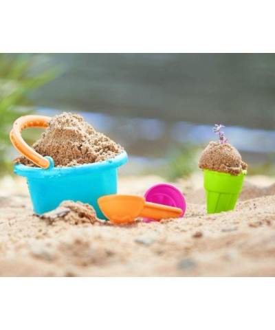 Sand Toys Ice Cream Set - 5 Piece Bundle with Plastic Pail 3 Cones & Scoop Sized Just Right for Toddlers Ages 18 Months + $26...