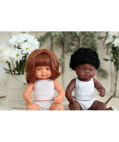 Educational 15'' African Boy Made in Spain Anatomically Correct Baby Doll $60.82 Dolls