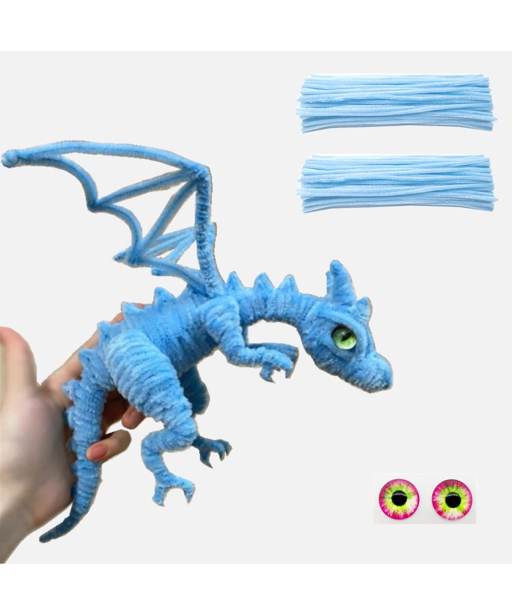 Make Your Own Dragon Dolls Arts and Crafts Project Novelty Pipe Cleaner DIY Kits Homeschool Crafting Supplies for Kids Gifts ...