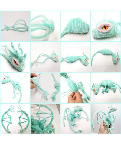 Make Your Own Dragon Dolls Arts and Crafts Project Novelty Pipe Cleaner DIY Kits Homeschool Crafting Supplies for Kids Gifts ...