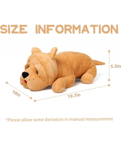 19.7” Shar-Pei Dog Stuffed Animal - Giant Puppy Plush Toy - Big Cute Plushie - Hugging Body Pillow for Toddler Kid Teen - Kaw...