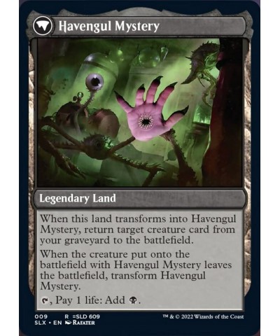 Magic: the Gathering - Havengul Laboratory // Havengul Mystery (009) - Universes Within $10.35 Trading Cards & Accessories