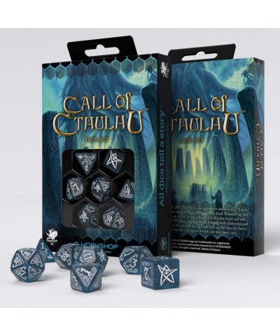 Call of Cthulhu Abyssal & White Dice Set (SCTH3FQWS) $32.08 Game Accessories