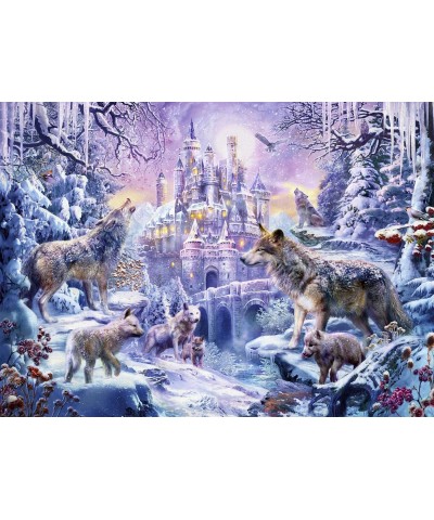 Castle Wolves 500 pc Oversized Pieces Jigsaw Puzzle $32.89 Jigsaw Puzzles