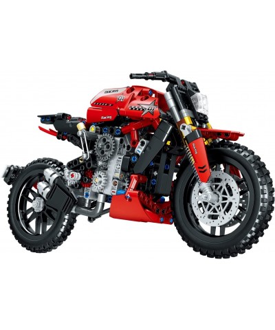 Super Motorcycle Moc Building Blocks and Construction Toy Model Toys Gifts for Kid and Adult 1:10 Scale Sports Moto Model (62...