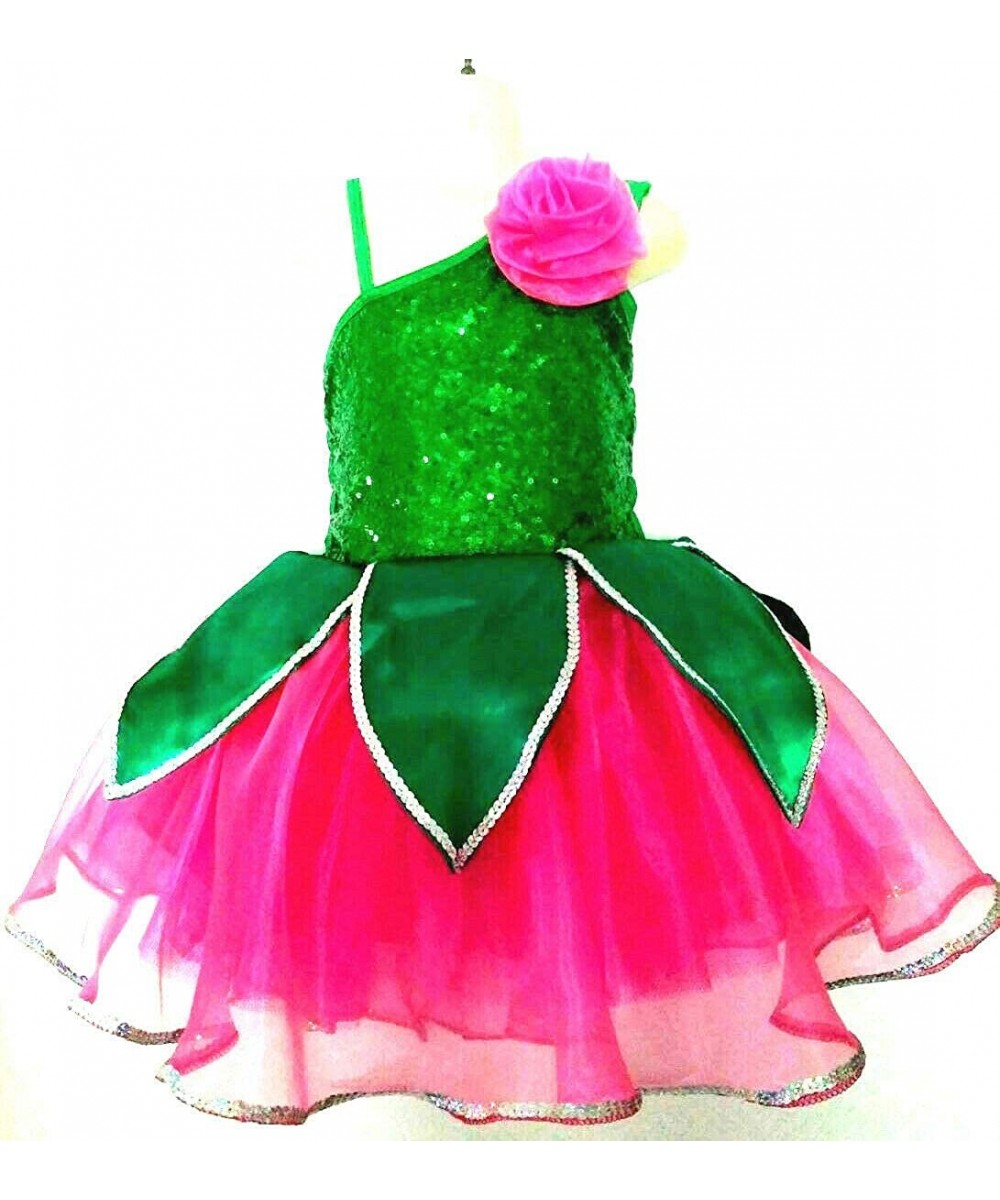 Little Girls' Kids Lotus Flower Tutu design Princess sequins ballett Dress Costume Party Halloween $66.22 Kids' Costumes