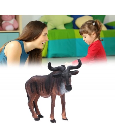 Big Wildebeest Figurine Lifelike Animal Toy African Jungle Animals for Decorative Collection Gift $17.80 Kids' Play Animal Fi...