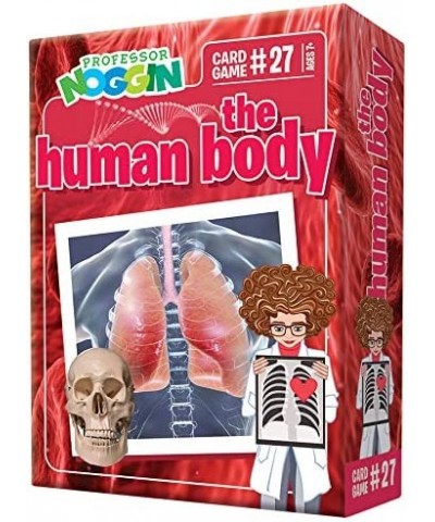 Professor Noggin's Human Body Trivia Card Game - an Educational Trivia Based Card Game for Kids - Trivia True or False and Mu...