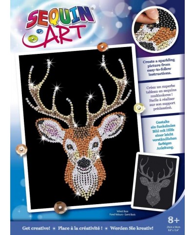 Blue Stag Head Sparkling Arts and Crafts Kit Creative Crafts for Adults and Kids $60.72 Craft Kits