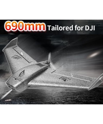 Delta Wing R690 EPP FPV RC Fixed Wing Aircraft Kit for Experienced Beginners and Adults $80.73 Remote & App Controlled Vehicles