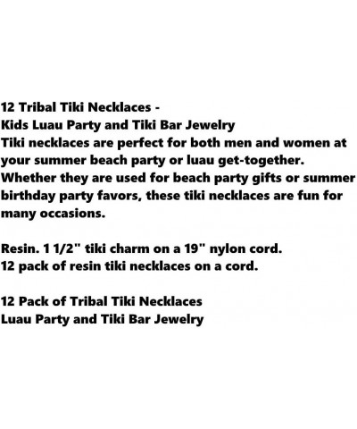 Tiki Necklaces $45.36 Kids' Dress-Up Accessories