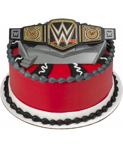 DecoSet? WWE Wrestler Championship Ring Cake Topper 2-Piece Decorations Set with Wrestling Belt and Base $23.07 Kids' Party D...