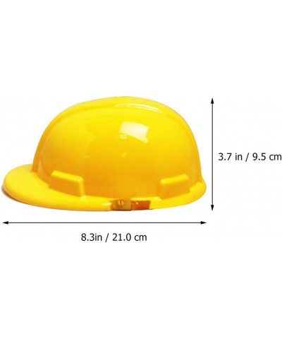 4 Pcs Yellow Construction Hat Kids Role Play Construction Worker Hard Helmet Party Dress Up Supplies 8.27 x 6.89 x 3.74 in $2...