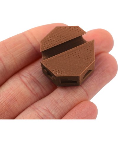 Fingerboard Holder Sienna Brown Colorway - Octagon Edition - 1"x1"x0.5" - Made in The USA $16.17 Finger Toys