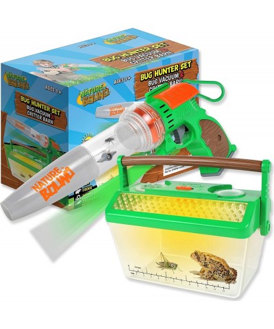 Bug Catcher Vacuum with Light Up Critter Habitat Case for Backyard Exploration - Complete Kit for Kids Includes Vacuum and Ca...