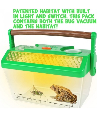 Bug Catcher Vacuum with Light Up Critter Habitat Case for Backyard Exploration - Complete Kit for Kids Includes Vacuum and Ca...