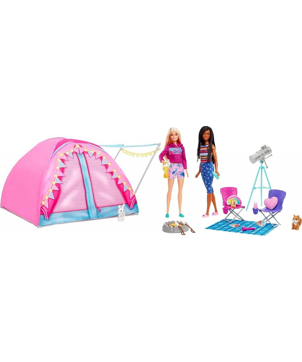 It Takes Two Camping Playset with Tent 2 Dolls & 20 Pieces Including Animals Telescope & Accessories Toy for 3 Year Olds & Up...